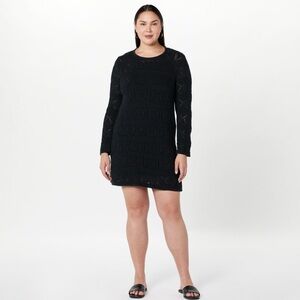 9.) The Drop Chic Black Mini Dress for Women